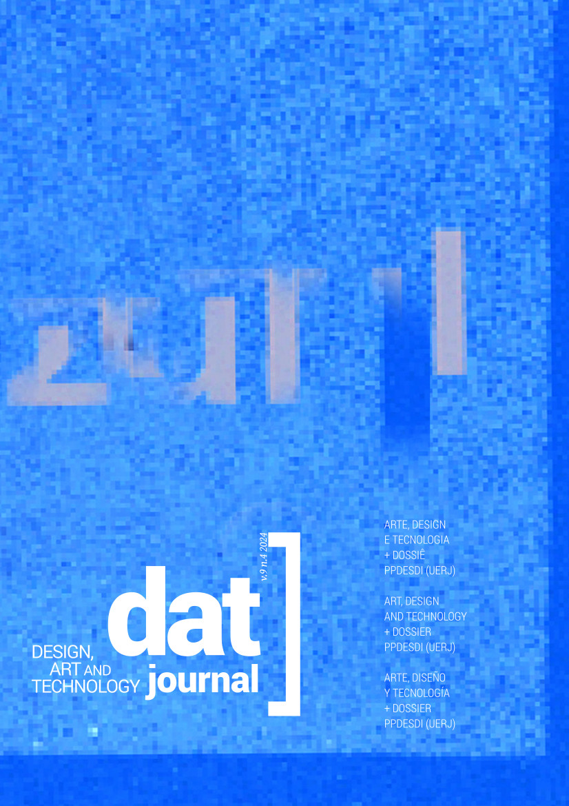 					View Vol. 9 No. 4 (2024): ART, DESIGN AND TECHNOLOGY + DOSSIER PPDESDI (UERJ)
				